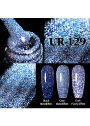 UR SUGAR Glitter Reflective Gel Nail Polish Shiny Rose Red Twilight UV LED Gel Varnish Soak Off Nail Gel Nails for Manicure