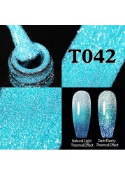 UR SUGAR Glitter Reflective Gel Nail Polish Shiny Rose Red Twilight UV LED Gel Varnish Soak Off Nail Gel Nails for Manicure