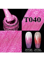 UR SUGAR Glitter Reflective Gel Nail Polish Shiny Rose Red Twilight UV LED Gel Varnish Soak Off Nail Gel Nails for Manicure