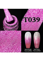 UR SUGAR Glitter Reflective Gel Nail Polish Shiny Rose Red Twilight UV LED Gel Varnish Soak Off Nail Gel Nails for Manicure