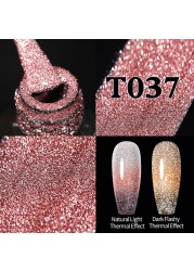 UR SUGAR Glitter Reflective Gel Nail Polish Shiny Rose Red Twilight UV LED Gel Varnish Soak Off Nail Gel Nails for Manicure