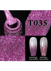 UR SUGAR Glitter Reflective Gel Nail Polish Shiny Rose Red Twilight UV LED Gel Varnish Soak Off Nail Gel Nails for Manicure