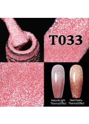 UR SUGAR Glitter Reflective Gel Nail Polish Shiny Rose Red Twilight UV LED Gel Varnish Soak Off Nail Gel Nails for Manicure