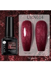 UR SUGAR Glitter Reflective Gel Nail Polish Shiny Rose Red Twilight UV LED Gel Varnish Soak Off Nail Gel Nails for Manicure