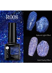 UR Sugar Glitter Thermal Gel Nail Polish Reflective Purple Blue Nail Gel Semi Permanent Varnish Soak Off UV Gel All For Manicure