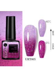 UR Sugar Glitter Thermal Gel Nail Polish Reflective Purple Blue Nail Gel Semi Permanent Varnish Soak Off UV Gel All For Manicure