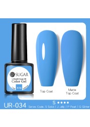 UR SUGAR 7.5ml Blue Purple Dark Color Gel Nail Polish Long Lasting Hybrid for Base MatteTop Coat Soak Off UV LED Nail Art Gel