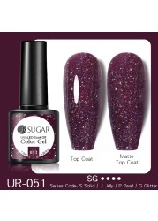 UR SUGAR 7.5ml Blue Purple Dark Color Gel Nail Polish Long Lasting Hybrid for Base MatteTop Coat Soak Off UV LED Nail Art Gel