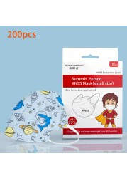 3-11 Kids Mouth Mask Fpp2 Kn95 Mouth Mask Covering Kids Mascarias 5 Layers Security Protection Reusable Respirator Mask ffp2fan