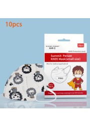 3-11 Kids Mouth Mask Fpp2 Kn95 Mouth Mask Covering Kids Mascarias 5 Layers Security Protection Reusable Respirator Mask ffp2fan