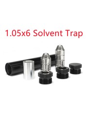 1.7x10''l, 1.45x7''l, 1.05x7''l, 1.05x6''l Cone Cups Stainless Steel Solvent Cleaning Tube With End Caps 1/2x28+5/8x24 .22 308 9mm
