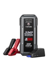 Topdon 2000A/1200A Jump Starter 12V Car Starting Device 16000Mah Power Tank Battery Starting Launcher for Car Booster JS2000/JS1200