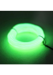 Auto Lamp Car Interior LED Strip Light Decoration Garland Wire Rope Tubular Line Flexible Neon Light Car Accessories