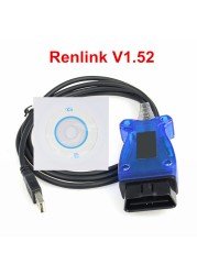 2022 Newest Renolink OBD2 Diagnostic Interface V1.87/V1.94 for Re-nault/D-acia ECU Programmer Airbag/Coding Key Multifunction