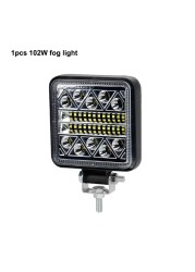 ANMINGPU 4 Inch Super Bright Led Work Light Bar 12V 24V Spot Flood Combo Led Headlights Fog Lights For Offroad Truck Car Atv 4x4