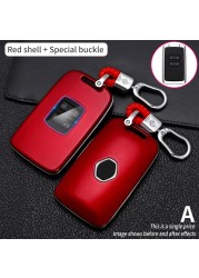 Carbon Fiber Remote Car Key Case For Renault Megane Koleos kadager Talisman Espace captour Clio Fob 2016-2020 car key cover