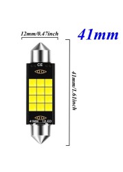 جديد اكليل 31 مللي متر 36 مللي متر 39 مللي متر 41 مللي متر LED لمبة C5W C10W C3W السوبر مشرق مصباح لسقف السيارة في Canbus السيارات الداخلية مصابيح القراءة الأبيض 12V