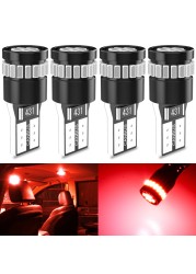 Canbus W5W T10 LED Car Light, Interior Light, Dome Light, White Light, Red, Orange, Blue, 4pcs, 12V