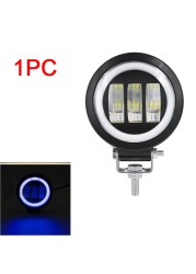 2pcs LED Work Light 12V 30W Fog Lights Waterproof 4x4 Offraod SUV Motorcycle Auto Car Auxiliary Headlight Led Round Car Lights