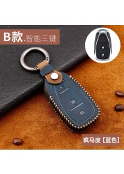 Leather Car Key Cover For Chevrolet Equinox Blazer Cruze Prisma Onyx Remote Auto Accessories Leather Protective Case