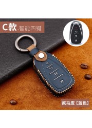 Leather Car Key Cover For Chevrolet Equinox Blazer Cruze Prisma Onyx Remote Auto Accessories Leather Protective Case