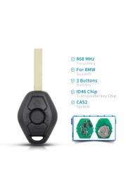 KEYYOU CAS2 Car Remote Key System For BMW CAS2 5 Series E46 E60 E83 E53 E36 E38 868Mhz With ID46 Chip HU92 Blade