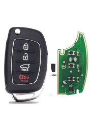 jingyuqin 3B 433Mhz With ID46 Car Key Control Board For Hyundai Solaris Accent Tucson L10 L20 L30 Kia Rio Ceed