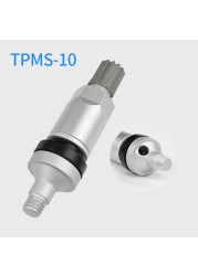 4pcs TPMS Tire Pressure Sensor Valve Metal Rubber Valves All Cars for Mercedes Audi Land Rover Volkswagen Patrol Buick Ford