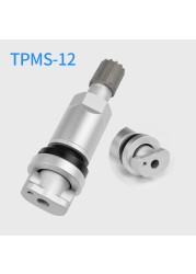 4pcs TPMS Tire Pressure Sensor Valve Metal Rubber Valves All Cars for Mercedes Audi Land Rover Volkswagen Patrol Buick Ford