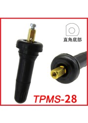 4pcs TPMS Tire Pressure Sensor Valve Metal Rubber Valves All Cars for Mercedes Audi Land Rover Volkswagen Patrol Buick Ford