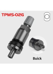 4pcs TPMS Tire Pressure Sensor Valve Metal Rubber Valves All Cars for Mercedes Audi Land Rover Volkswagen Patrol Buick Ford