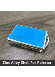 Car Zinc Alloy Frame Remote Control Refit Modification Key Shell Cover Replacement For Polestar 1 Polestar 2