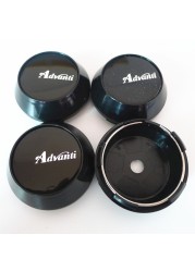 4pcs Advanti Racing Car Wheel Center Cap Hubs 65mm Emblem Emblem Badge Rims Cover Car Styling Accessories