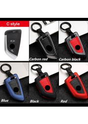 Fashion ABS Carbon Fiber Car Remote Key Case Cover for BMW 1 2 3 4 5 6 7 Series X1 X3 X4 X5 X6 F30 F34 F10 F07 F20 G30 F15 F16