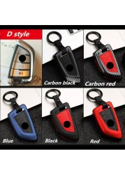 Fashion ABS Carbon Fiber Car Remote Key Case Cover for BMW 1 2 3 4 5 6 7 Series X1 X3 X4 X5 X6 F30 F34 F10 F07 F20 G30 F15 F16