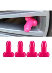 AUTCOAT Prank Valve Stem Caps, Universal Car Tire Valve Caps, Tire Cover Flare Stem Cap, Fits Cars, Trucks, Motorcycles