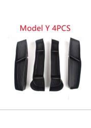 Foldable Car Door Side Storage Box For Tesla Model 3 Model Y Front Rear Door Handle Armrest Tray Organizer Model 3 Model Y 17-22