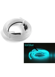 USB LED Strip Car Interior Atmosphere Light Neon EL Decoration Light Strip for Car Dashboard Ambient Lamp Wire Room Night Lamp