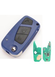 jingyuqin Remote ASK 433Mhz Pcf7941 With ID46 Chip For Fiat Punto Ducato Stilo Panda 2/3 Buttons Key Control