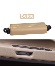 LHD RHD Quality Interior Driver Door Pull Handle Leather Replacement For VW Volkswagen Touareg 2003-2010