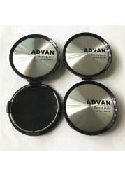 4pcs 74mm ADVAN Racing Car Wheel Center Hub Emblem Badge Cover Covers Car Styling Accessories