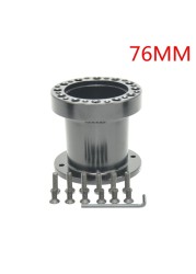 Universal Steering Wheel Hub Spacer 13mm 51mm 76mm 101mm 128mm Steering Wheel Hub Boss Kit Adapter Spacer Black