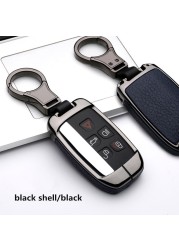 Zinc Alloy Key Case Shell New CarKey Cover Set for Land Rover Range Rover Sport Evoque Freelander2 for Jaguar XF XJ XJL XE C-X16