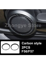 Modified Style Carbon Fiber Car Interior Stickers For Mini One Cooper S JCW Clubman F54 F55 F56 F57 F60 Countryman Accessories