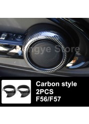 Modified Style Carbon Fiber Car Interior Stickers For Mini One Cooper S JCW Clubman F54 F55 F56 F57 F60 Countryman Accessories