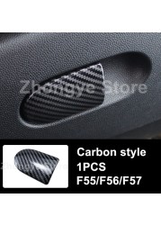 Modified Style Carbon Fiber Car Interior Stickers For Mini One Cooper S JCW Clubman F54 F55 F56 F57 F60 Countryman Accessories