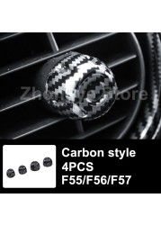 Modified Style Carbon Fiber Car Interior Stickers For Mini One Cooper S JCW Clubman F54 F55 F56 F57 F60 Countryman Accessories