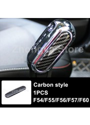 Modified Style Carbon Fiber Car Interior Stickers For Mini One Cooper S JCW Clubman F54 F55 F56 F57 F60 Countryman Accessories