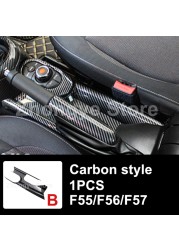 Modified Style Carbon Fiber Car Interior Stickers For Mini One Cooper S JCW Clubman F54 F55 F56 F57 F60 Countryman Accessories