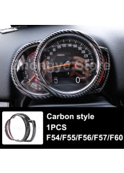 Modified Style Carbon Fiber Car Interior Stickers For Mini One Cooper S JCW Clubman F54 F55 F56 F57 F60 Countryman Accessories